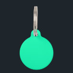 Seafoam Green Solid Color | Classic | Elegant Pet ID Tag<br><div class="desc">Seafoam Green Solid Color | Classic | Elegant | Trendy | Stylish | Gift</div>