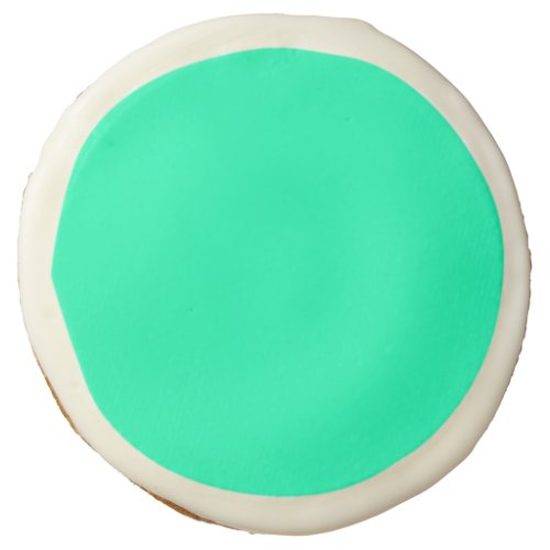 Seafoam Green Solid Color  Classic  Elegant Sugar Cookie