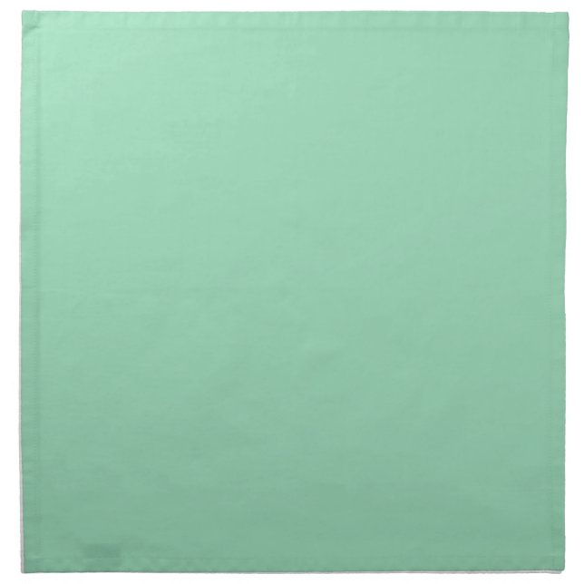 Seafoam Green Solid Color Cloth Napkin (Front)