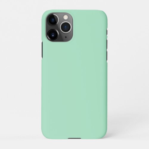 Seafoam Green Solid Color iPhone 11Pro Case