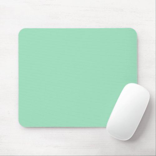 Seafoam Green Solid Color Mouse Pad