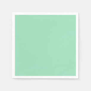 Seafoam Green Solid Color Napkins