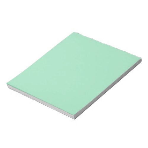 Seafoam Green Solid Color Notepad