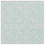 Seafoam Green Taupe Beige Brown Batik Pattern Fabric