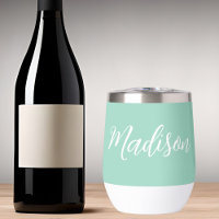 Seafoam Green Trendy Customizable Name