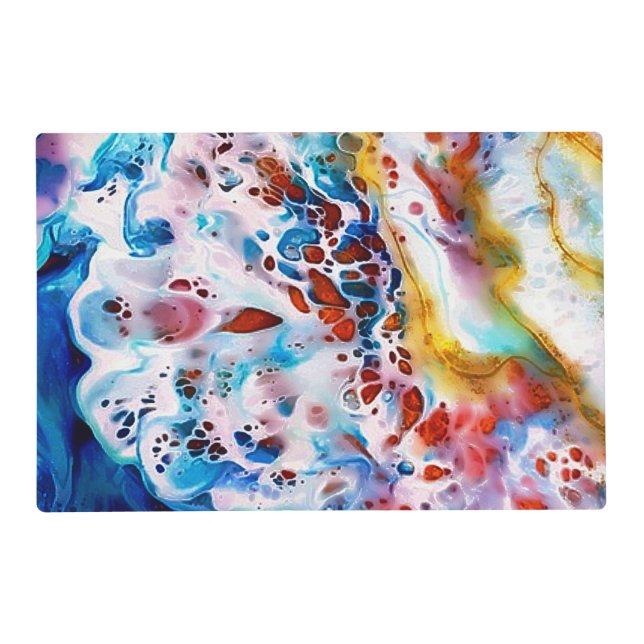 Seafoam marble  placemat (Front)