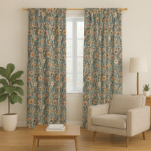 Seafoam Pink Yellow Retro Wildflower