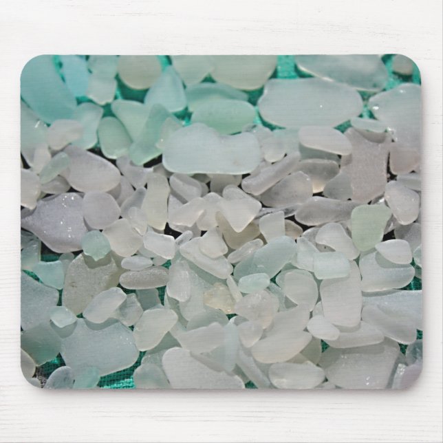 Seafoam Seaglass Mouse Pad (Front)