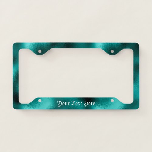 Seafoam Shimmer License Plate Frame