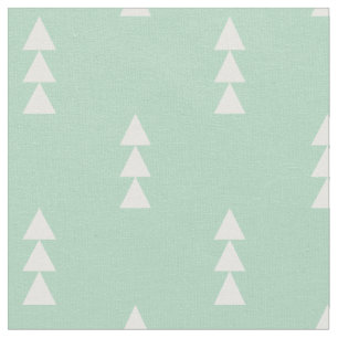 Seafoam Stacked Triangles Fabric