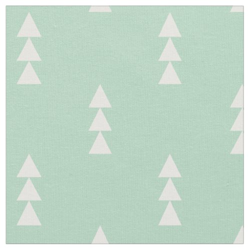 Seafoam Stacked Triangles Fabric