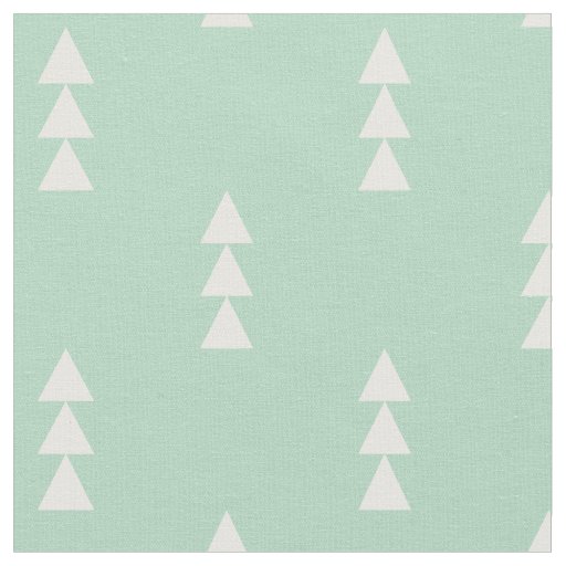 Seafoam Stacked Triangles Fabric