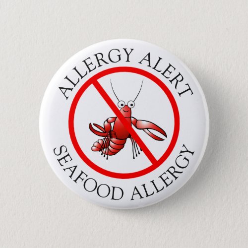 Seafood Allergy Alert Button