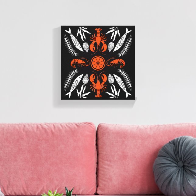 Seafood Art Decor Prints (Insitu(LivingRoom))