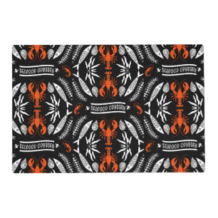 Seafood Art Decor Prints Placemat