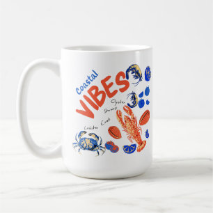 Seafood Beach Fisherman Ocean Tropical Quote Coffee Mug