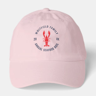 Seafood Boil Custom Crawfish Party Matching Family Hat