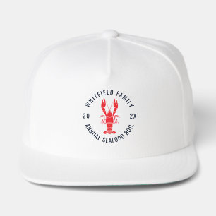 Seafood Boil Custom Matching Family Crawfish Party Snap Back Hat