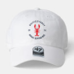 Seafood Boil Family Crawfish Cookout Custom 47 Brand Hat<br><div class="desc">It's here again. The annual summer party event you plan for the whole family to hang, eat and drink. Commemorate this year with a matching family design to make the photo look perfect and keep the memory for years and years. Add your family details by clicking the "Personalize" button above....</div>