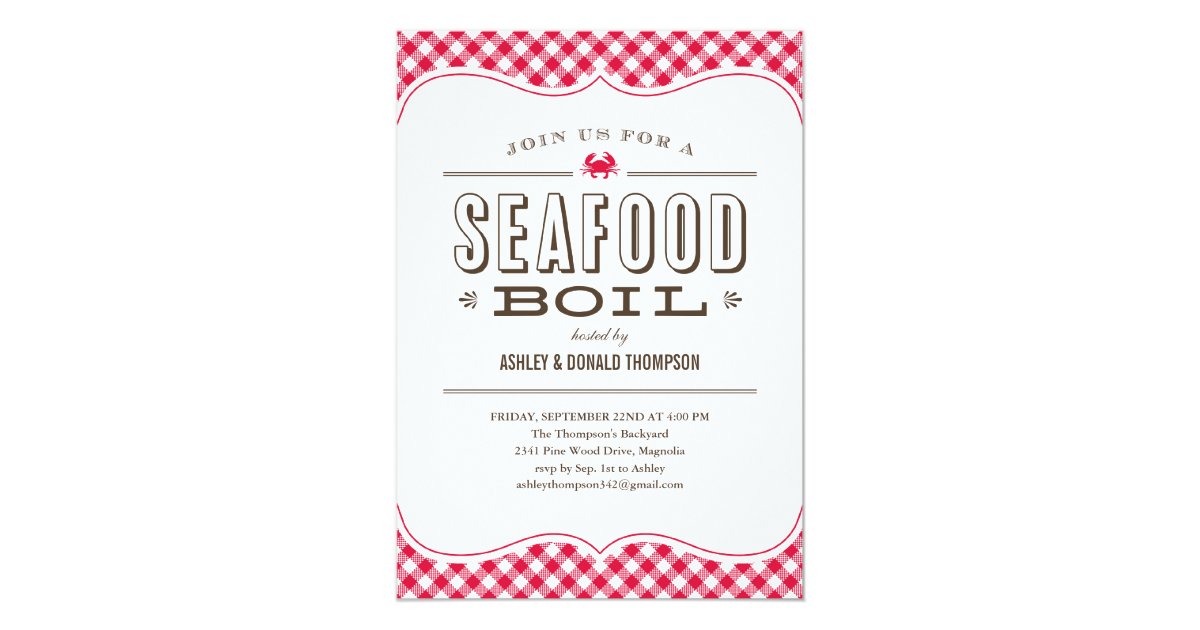 Shrimp Boil Invitation 9