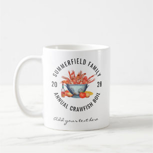 Seafood Boil Matching Family Crawfish Party Custom Coffee Mug