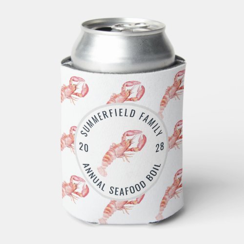 Seafood Boil Personalized Lobster Crawfish Party Can Cooler