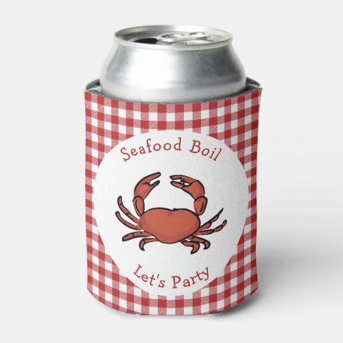 Seafood Boil Summer Party Can Cooler
