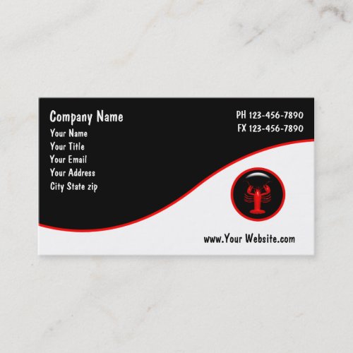 Seafood Business Cards
