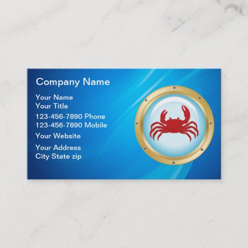 Seafood Business Cards