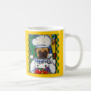 Seafood Chef Pug Coffee Mug