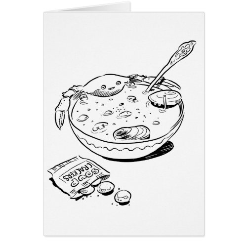 Seafood Chowder Card