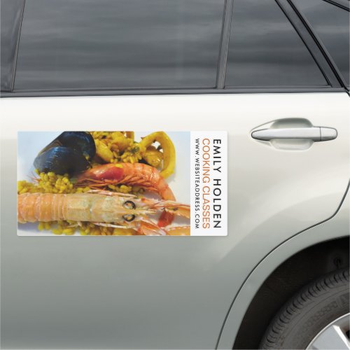 Seafood Cooking Classes Car Magnet