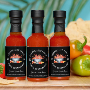 Seafood Cookout Family Crawfish Boil Party Hot Sauces