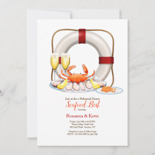 Seafood Dinner Invitation