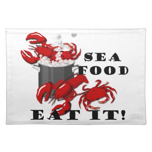 Seafood Eat It Lobster Placemat