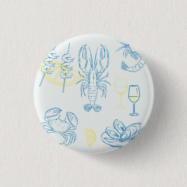 Seafood Feast Button (Front)