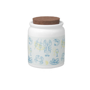 Seafood Feast Candy Jar