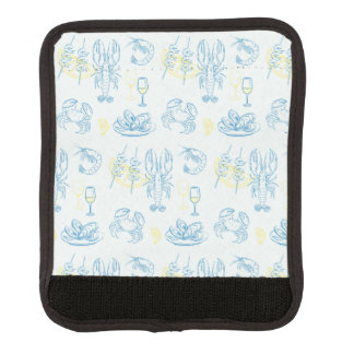 Seafood Feast Luggage Handle Wrap
