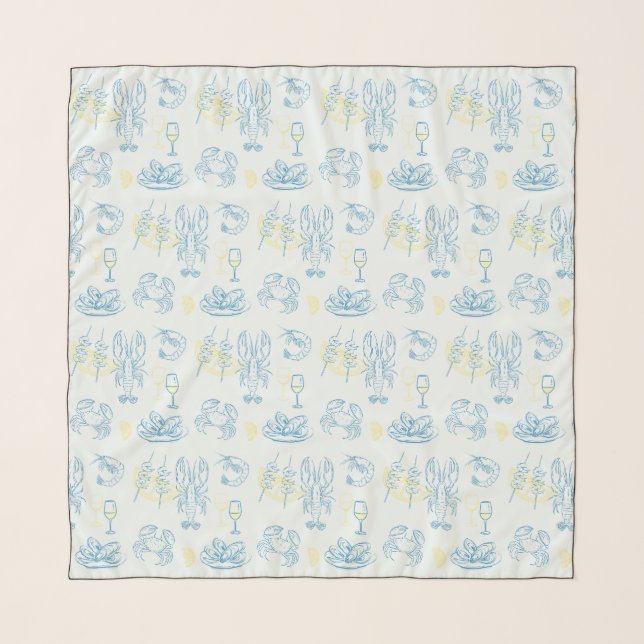   Seafood Feast Scarf (Front)