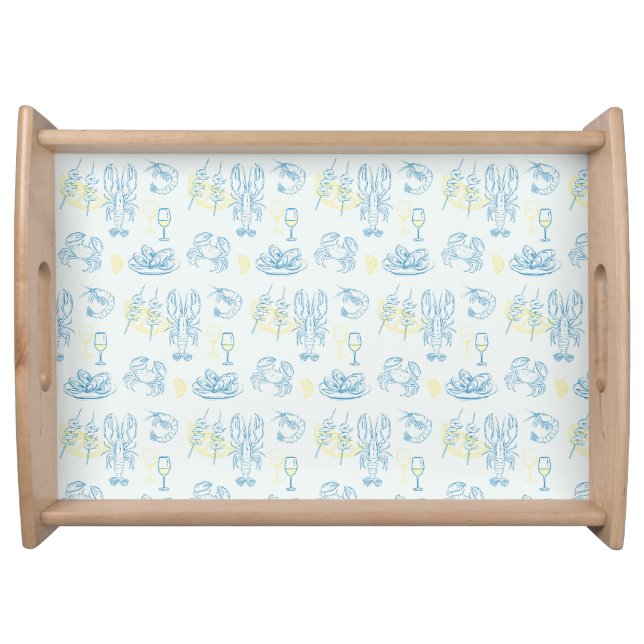 Seafood Feast Serving Tray (Front)