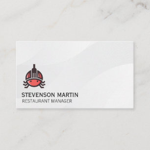 Seafood Logo   Culinary   Restaurant Business Card