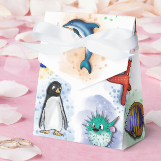 seafood party favor boxes