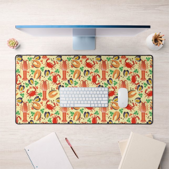 Seafood Pattern Desk Mat (Office 1)