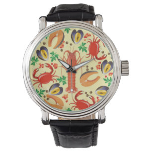 Seafood Pattern Watch