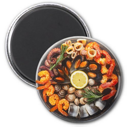 Seafood Platter Magnet
