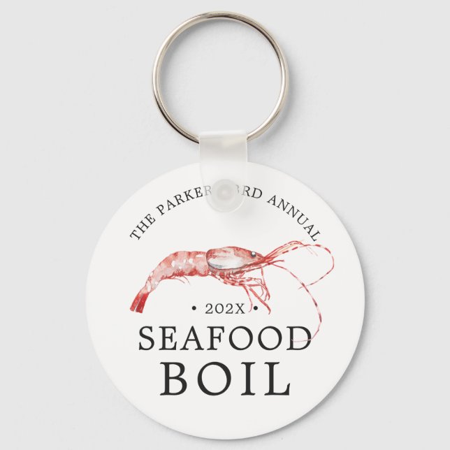 Seafood / Shrimp Boil | Themed Party Keychain (Front)