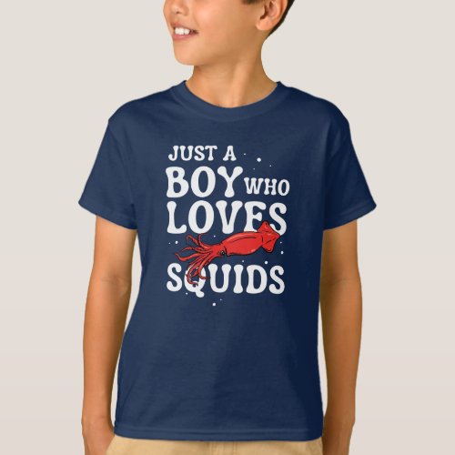 Seafood Squid Lover Nautical Gag T_Shirt
