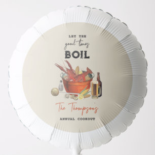 Seafood Summer Annual Crawfish Boil Party Balloon