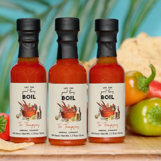 Seafood Summer Annual Crawfish Boil Party Hot Sauces (Multi)