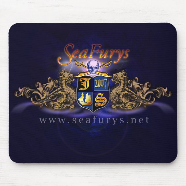 SeaFurys Shield (Blue) Mousepad (Front)